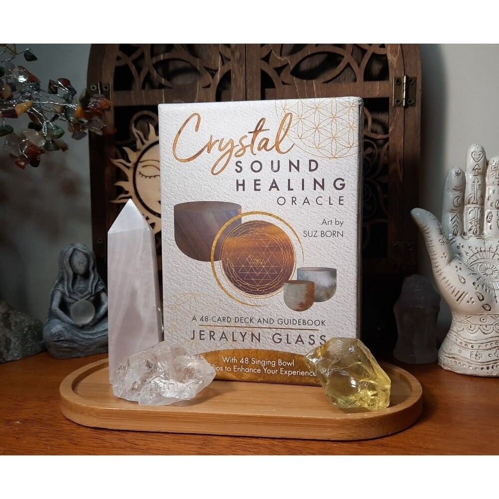 Crystal Sound Healing Oracle Deck and Crystals